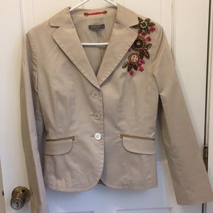 Ann Taylor Petite embellished blazer
